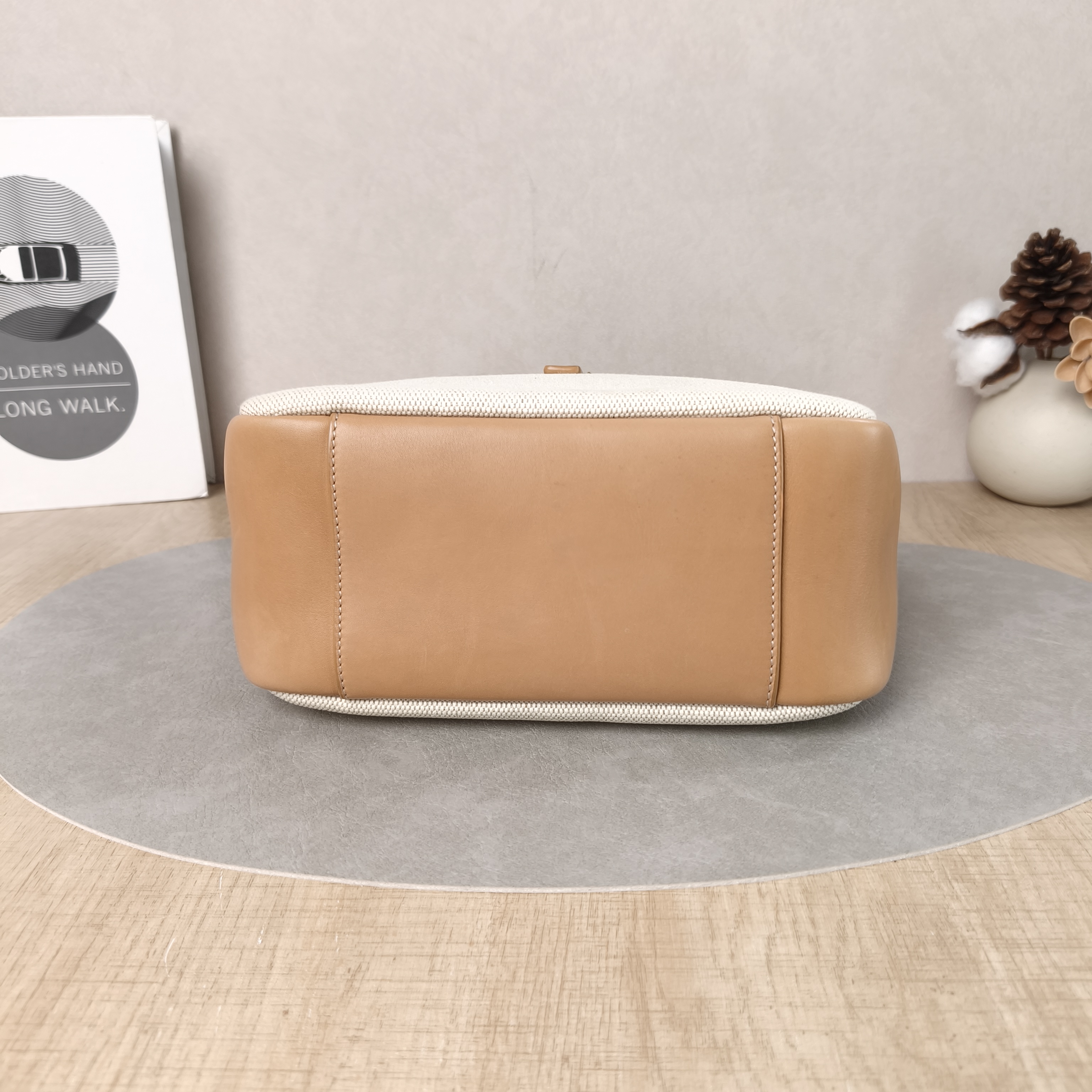 SAINT LAURENT Shoulder Bag LE 5 À 7 Hobo Colorblock Canvas, Small22 × 8.5 × 23 cm — cover view 5 of 5
