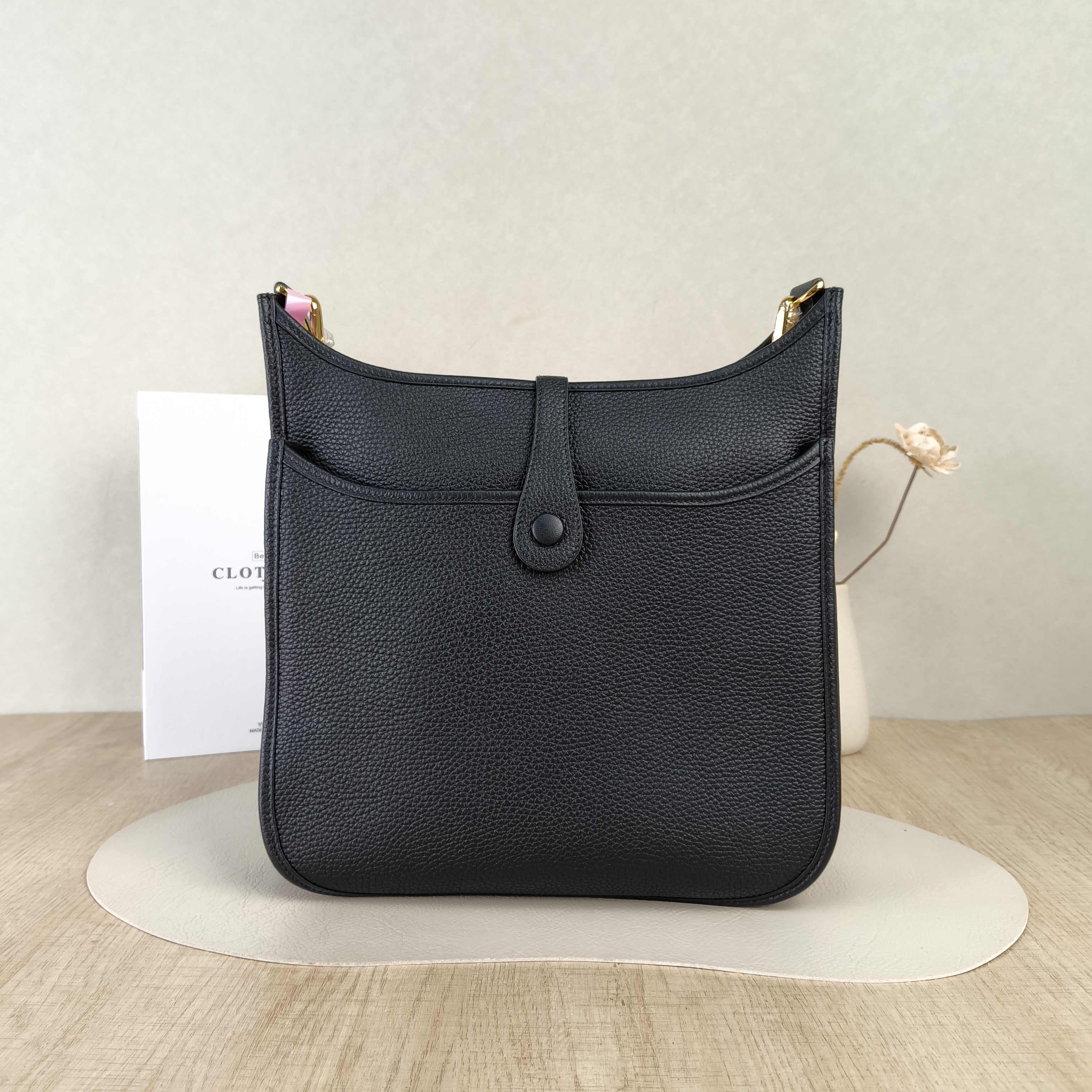 Hermès Crossbody Bag Evelyne 29 29Black TC Calfskin Small29 × 8 × 30 cm — cover view 5 of 5