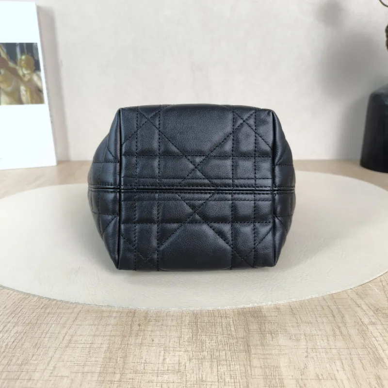 DIOR Top Handle Bag TOUJOURS Edition Black Calfskinmini13 × 12 × 15 cm — cover view 3 of 5
