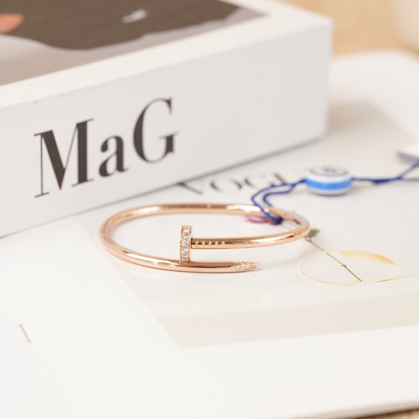 CARTIER Juste un Clou Bangle17 18k Rose Gold · Box · 3.5㎜ Edition Medium