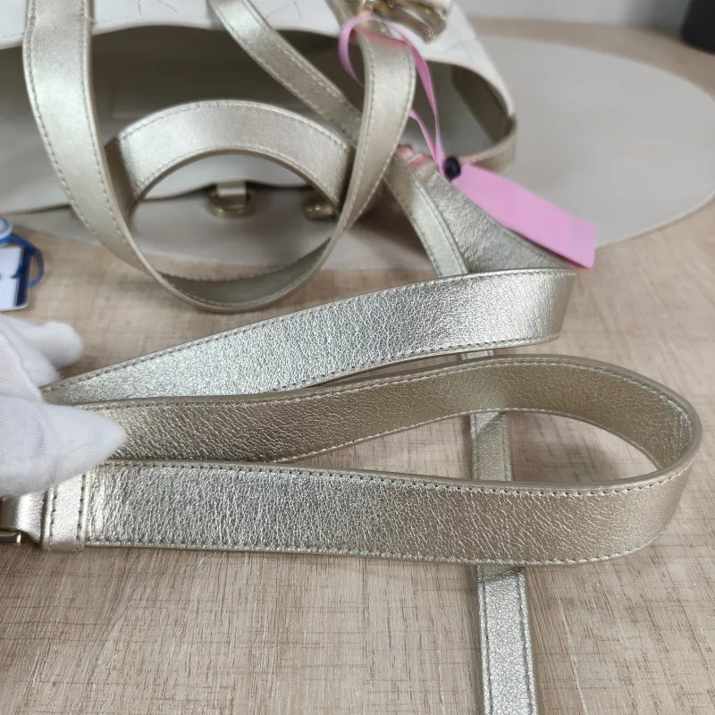 DIOR Top Handle Bag TOUJOURS Edition White Calfskin Small 18.5 × 12 × 18.5 cm — detail view 5 of 11