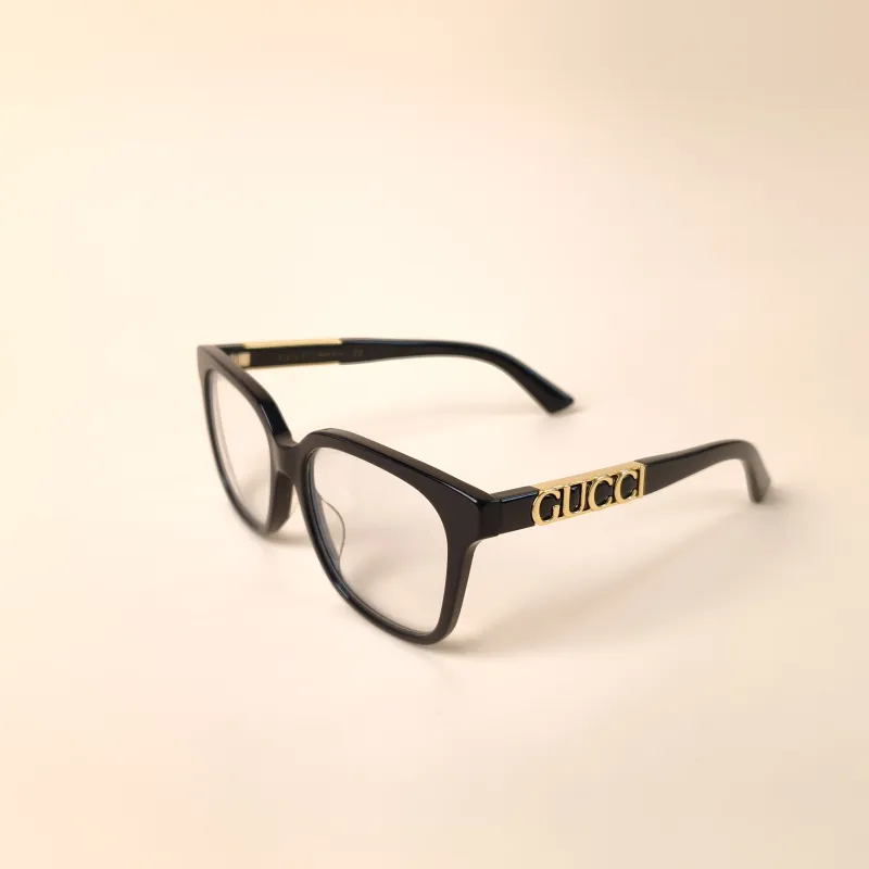 GUCCI Eyewear logo Eyewear Black One Size — cover view 8 of 10