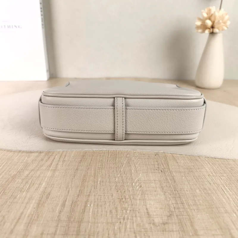 CELINE Shoulder Bag Romy Hobo Shoulder Bag White Calfskin Mini 19 × 5 × 14 cm — cover view 3 of 5