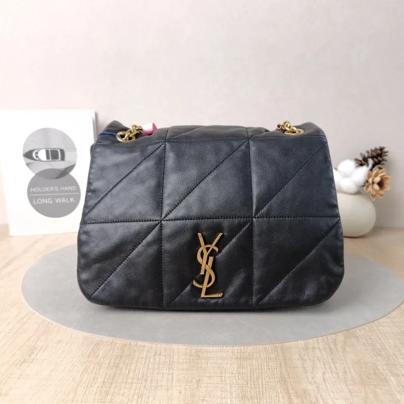SAINT LAURENT Crossbody Bag Jamie 4.3 Chain Bag Black SL ambskin Medium 29 × 9.5 × 21 cm