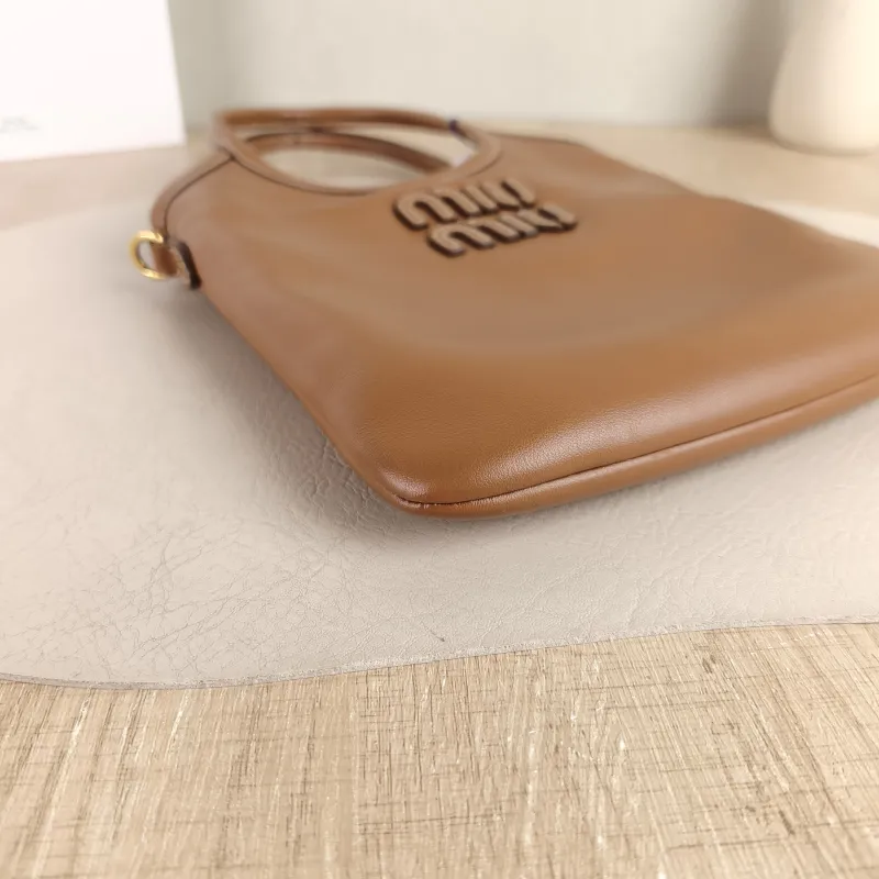 Miumiu Shoulder Bag IVY Tote Shopping Tote CC alfskin Mini 20*24 — detail view 2 of 10