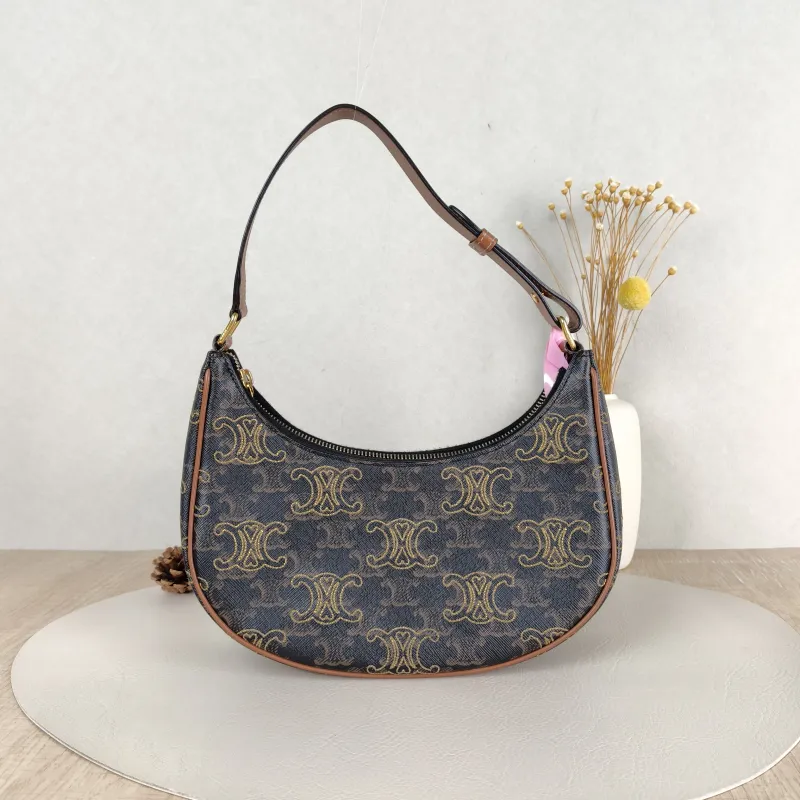 CELINE Shoulder Bag AVA Embroidered Edition PVC 23 × 6 × 13.5 cm — cover view 4 of 5