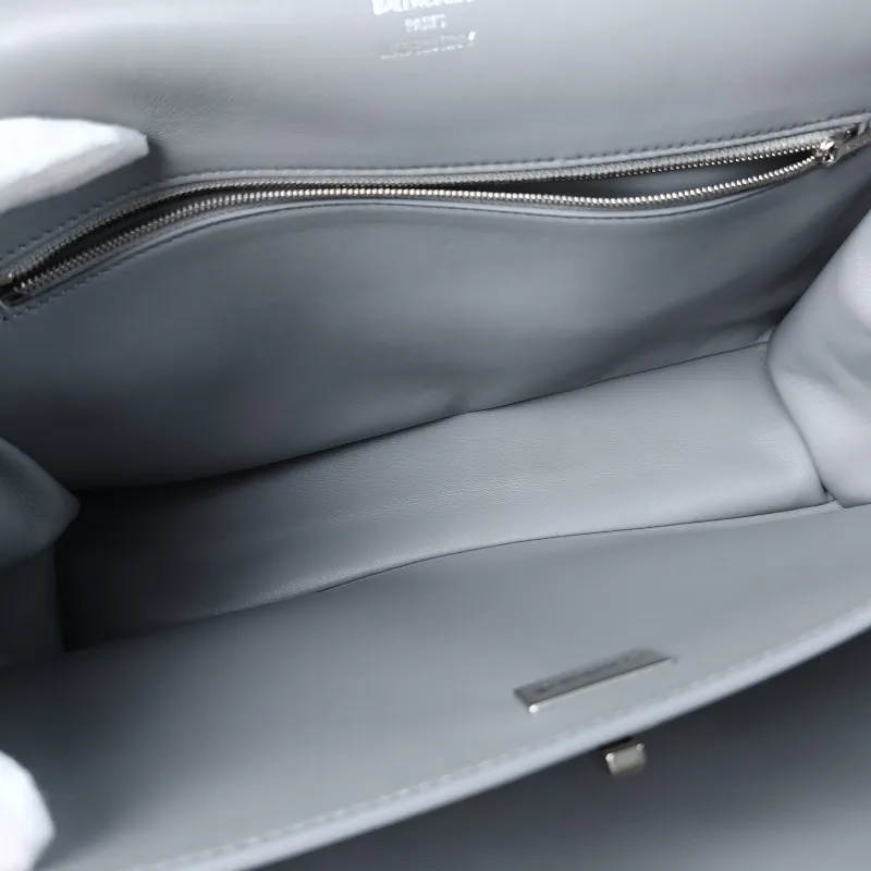 BALENCIAGA Crossbody Bag RODEO Blue Calfskin Medium 35 × 11 × 23.5 cm — detail view 7 of 14