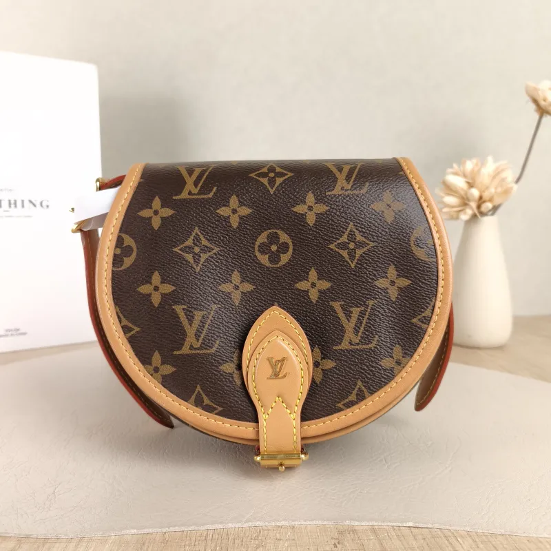Louis Vuitton Crossbody Bag Tambourin Monogram PVC One Size 18 × 8 × 15 cm