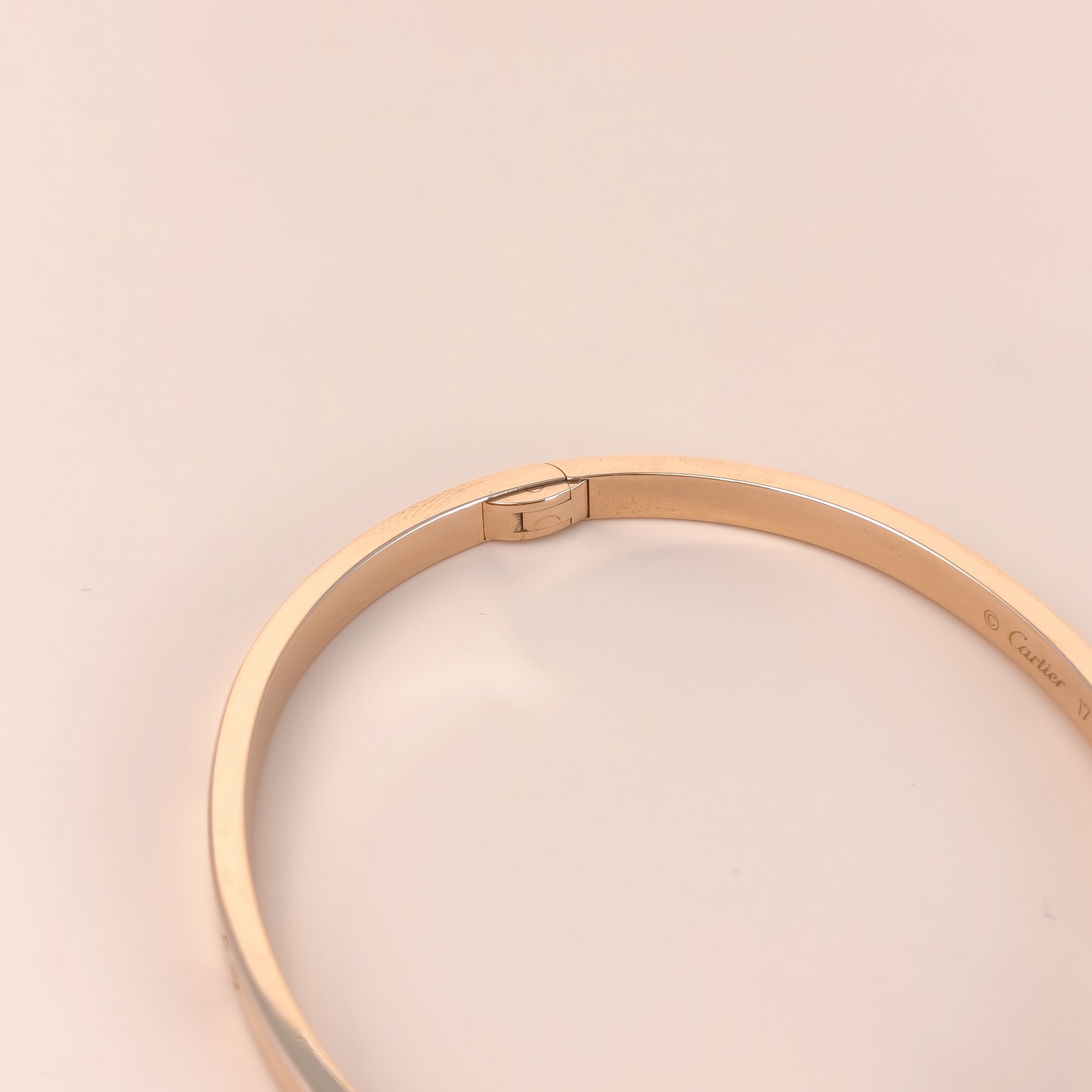 CARTIER Bangle Love Collection Bangle Rose Gold 18KR ose Gold17 US 6.1 — cover view 4 of 7