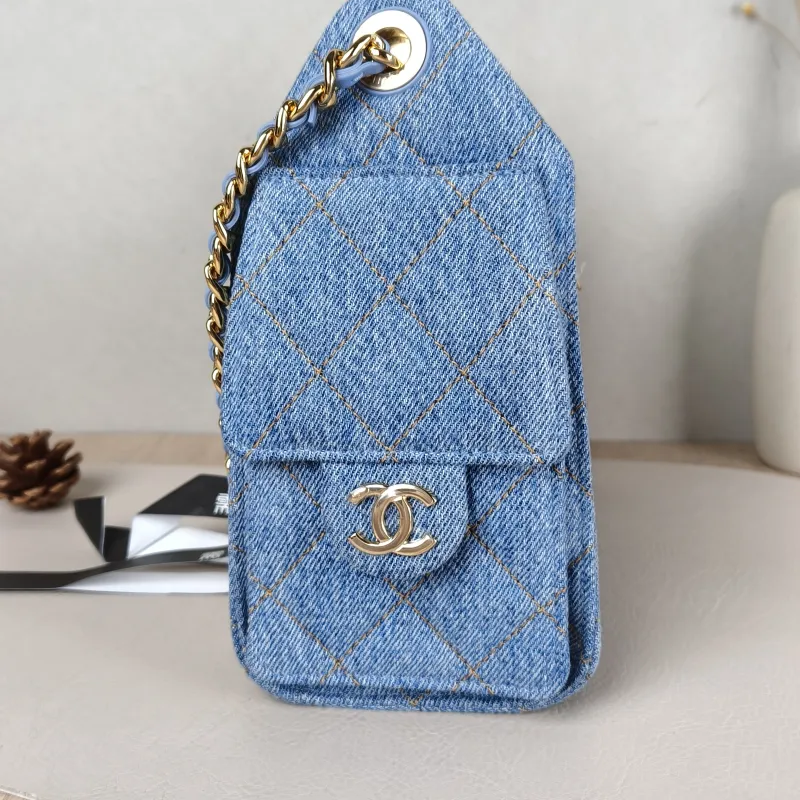 Chanel Crossbody Bag 25Bag Blue Mini 22 × 12.5 × 20 cm — detail view 11 of 12