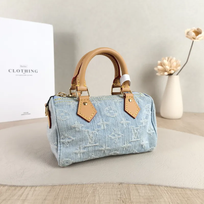 Louis Vuitton Crossbody Bag Speedy Nano Blue nano 16 × 7.5 × 10 cm — cover view 5 of 5