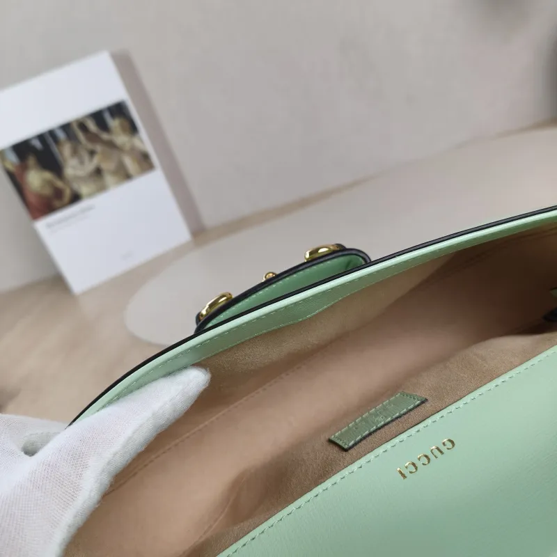 GUCCI Crossbody Bag Horsebit 1955 Horsebit Small Calfskin Small 24 × 5.5 × 13 cm — detail view 13 of 13