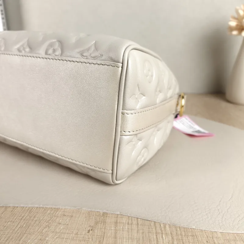 Louis Vuitton Top Handle Bag Speedy 22 Edition Grey Calfskin One Size 22 × 15.5 × 12 cm — detail view 5 of 9