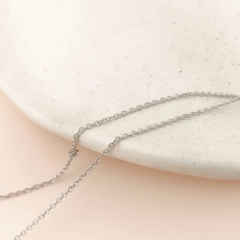 Chanel Necklace Plume Pavé Diamond Necklace White Gold Diamond18KW hite Gold One Size 40cm — cover view 2 of 10
