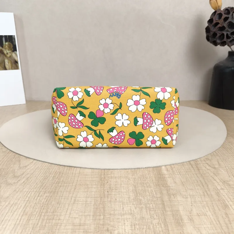 GUCCI Top Handle Bag tote Yellow PVC One Size20 × 10 × 20 cm — cover view 5 of 5