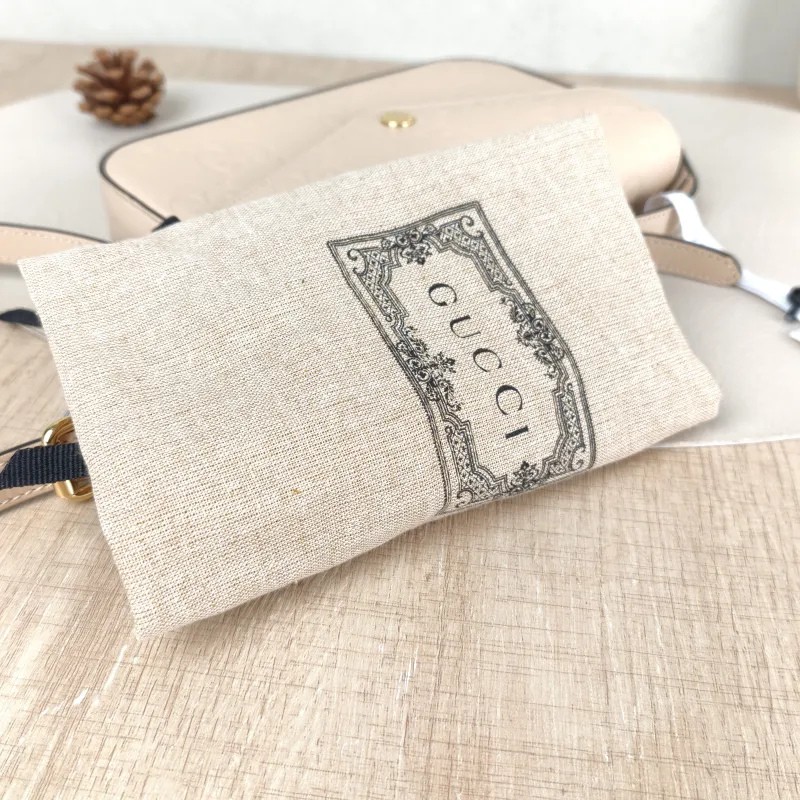 GUCCI Crossbody Bag GG Collection Shoulder Bag Beige Calfskin Mini 21 × 3 × 13.5 cm — detail view 12 of 12