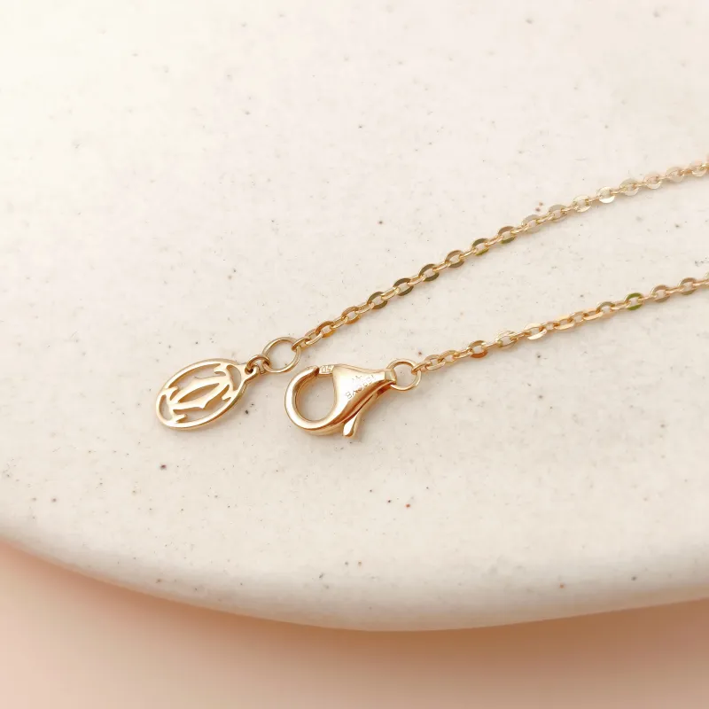 CARTIER Necklace Trinity Collection Necklace 18KW hite Gold Yellow Gold Rose Gold Small 42cm — cover view 2 of 10
