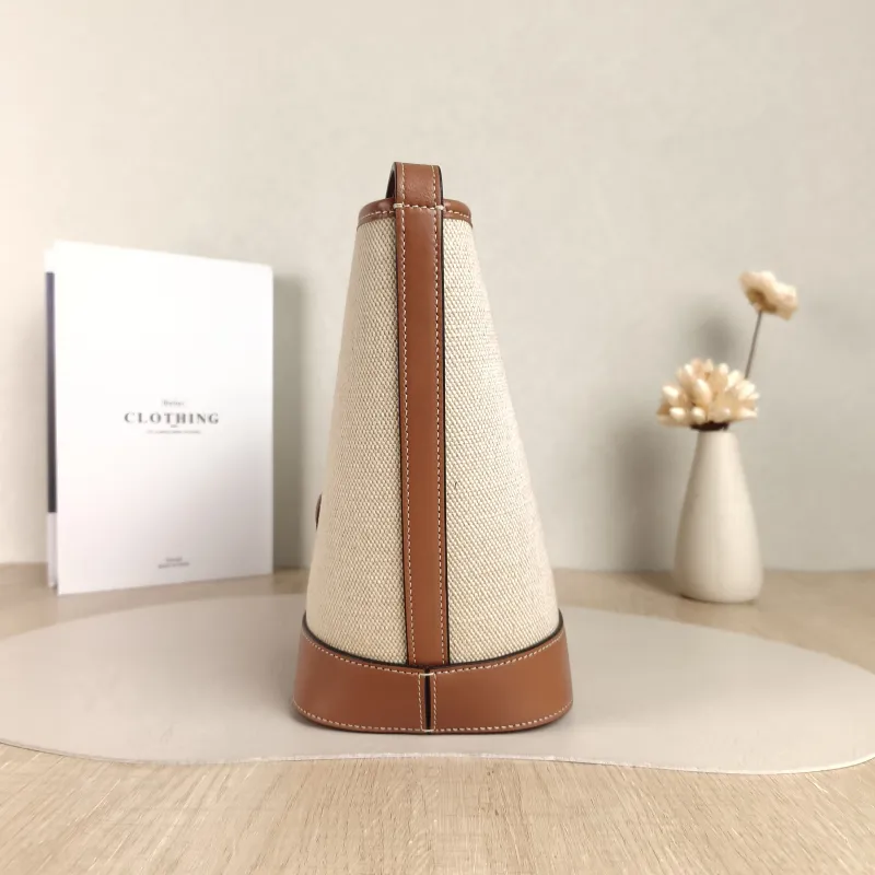 CELINE Shoulder Bag BUCKET TRIOMPHE Bucket Bag · Small 17 × 10 × 22 cm — detail view 6 of 9
