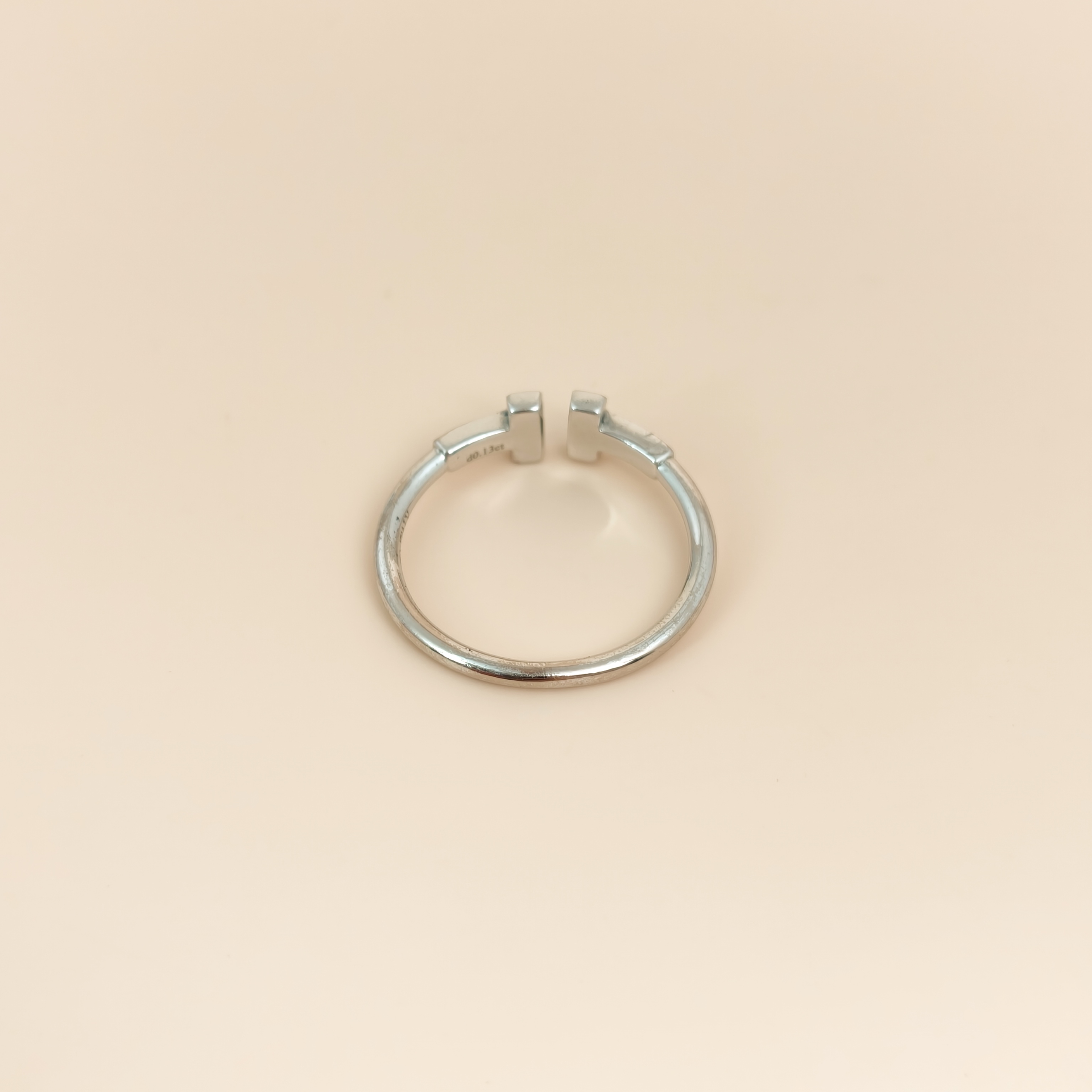 Tiffany&Co. Ring TC ollection18KW hite Gold Diamond55 — cover view 3 of 8