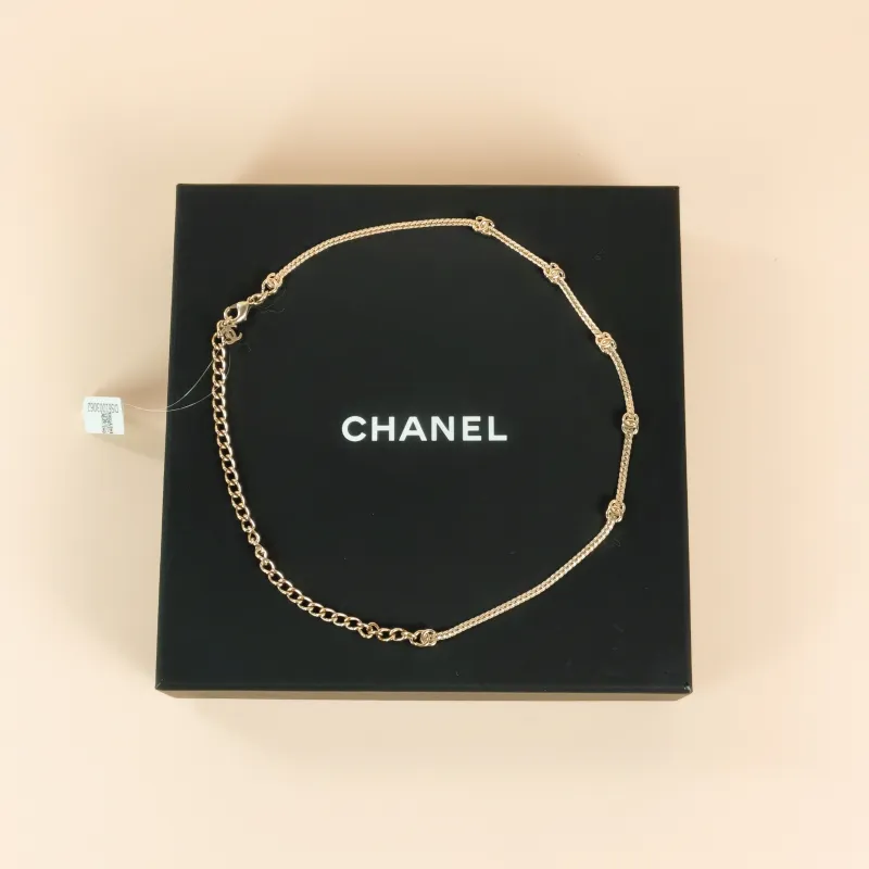 Chanel Necklace c Necklace Gold One Size 45cm โ cover view 7 of 7