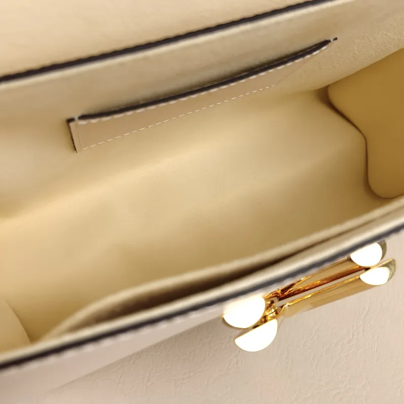 Louis Vuitton Crossbody Bag Twist White Epi Embossed Calfskin Medium 23 × 9.5 × 17 cm — detail view 9 of 10
