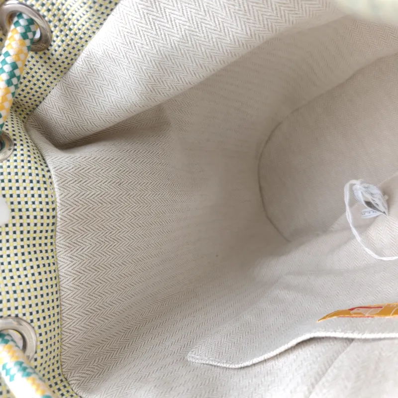 Hermès Backpack Backpack Yellow One Size 24 × 16 × 30 cm — detail view 4 of 11