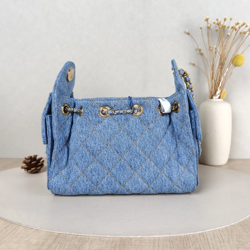 Chanel Crossbody Bag 25Bag Blue Mini 22 × 12.5 × 20 cm — cover view 6 of 6