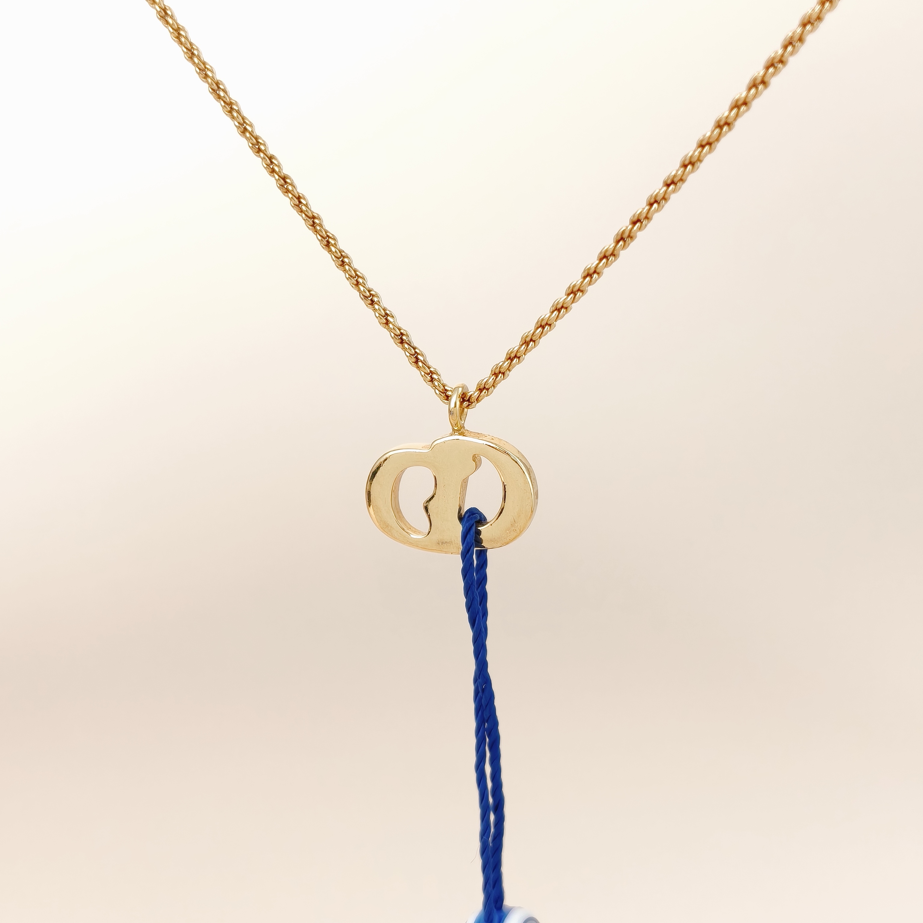 DIOR Necklace CD Necklace Gold One Size43cm — cover view 9 of 10