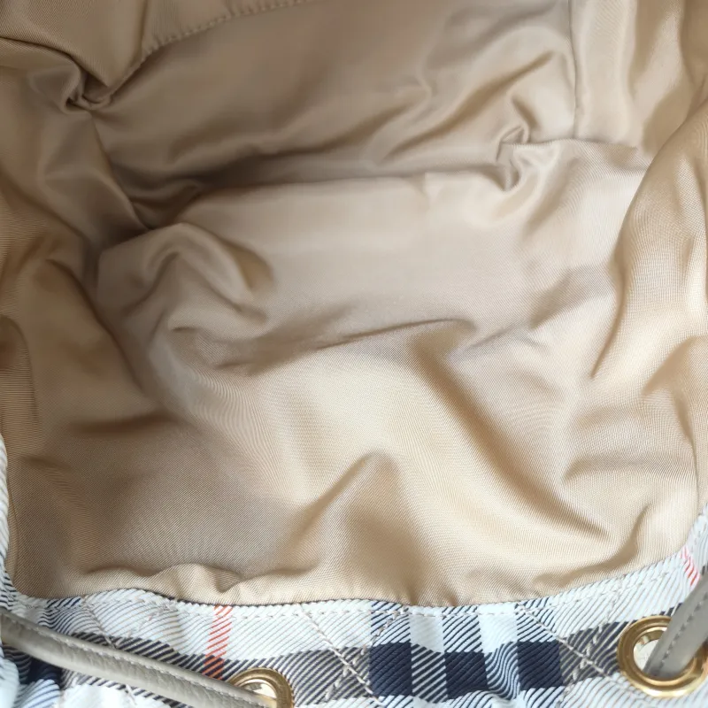 BURBERRY Backpack Backpack Colorblock Canvas One Size 18 × 12 × 22 cm — detail view 11 of 13