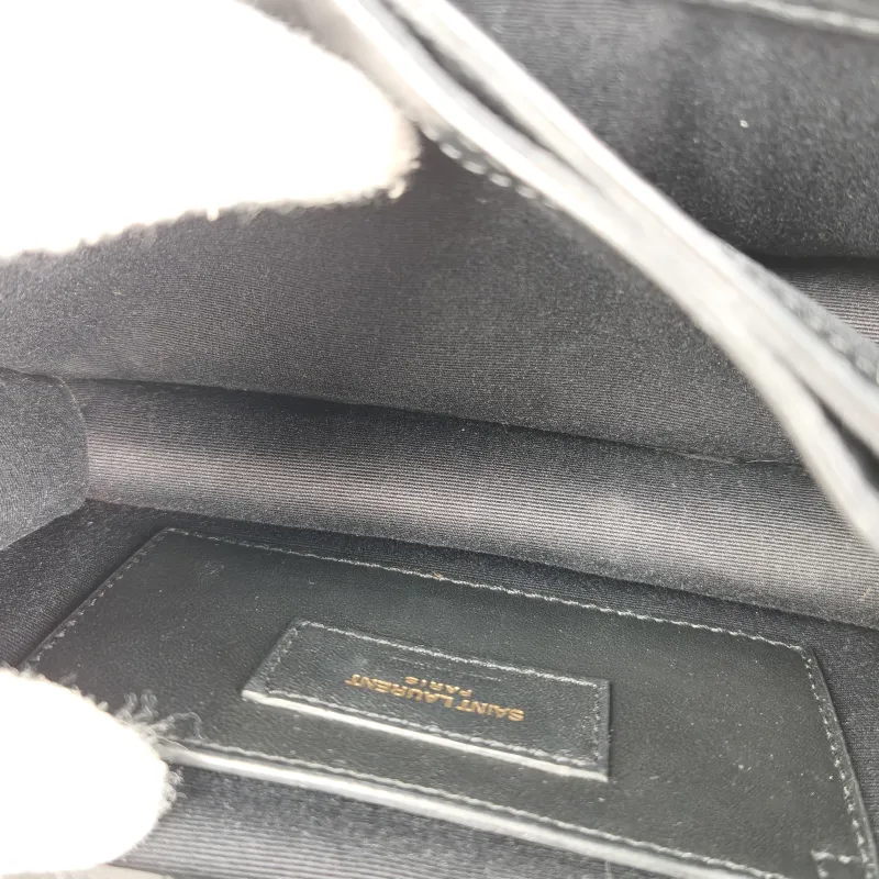 SAINT LAURENT Crossbody Bag SUNSET Black with Gold-Tone Hardware Calfskin Small19.5 × 8 × 14 cm — detail view 13 of 13