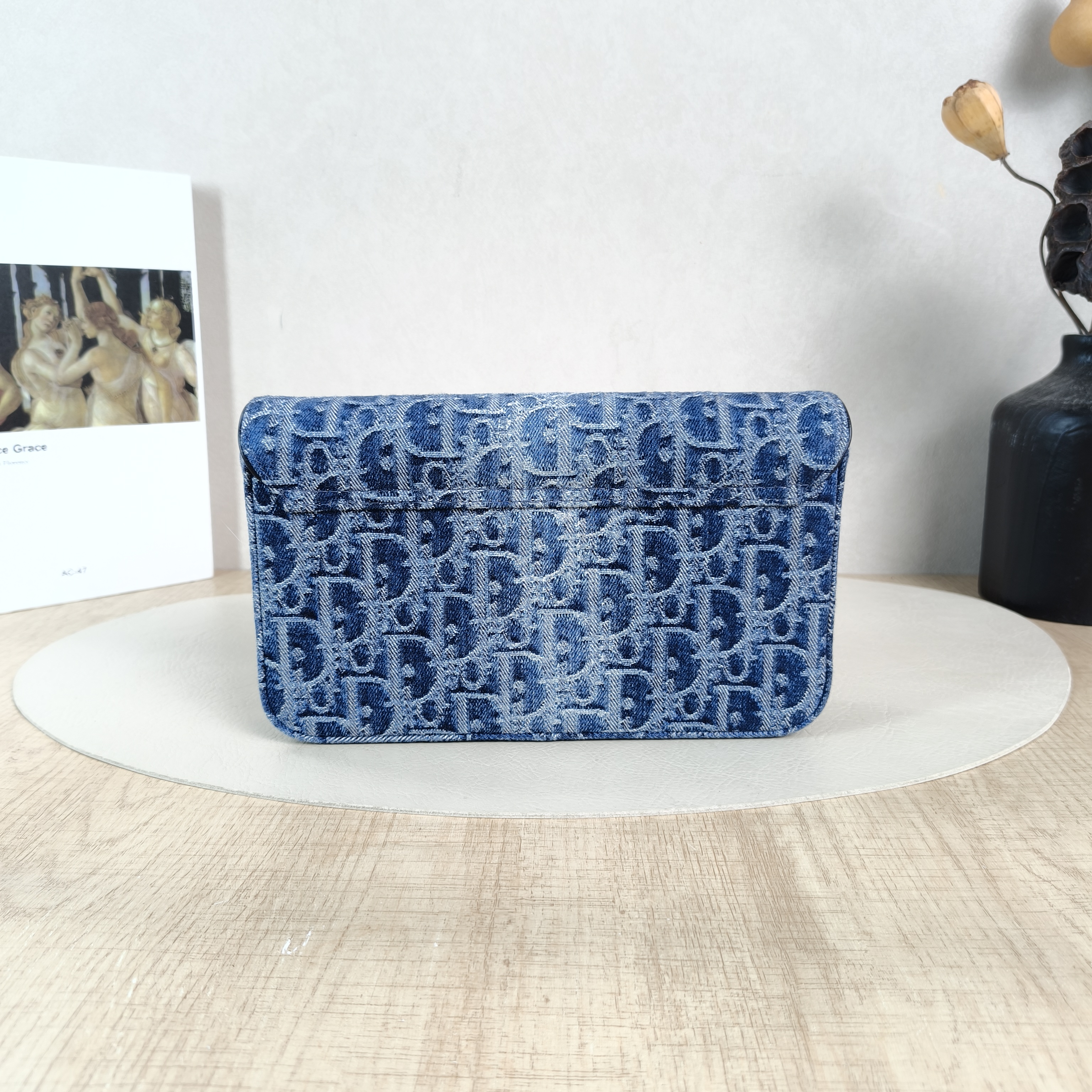 DIOR Belt Bag Saddle Belt Bag Blue One Size21 × 3 × 13 cm — cover view 4 of 5