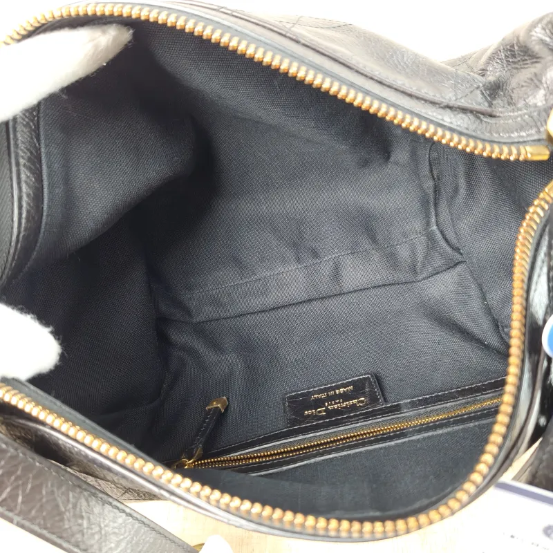 DIOR Shoulder Bag D-Journey Shoulder Bag Hobo Black Calfskin Small 25.5 × 14 × 14.5 cm — detail view 2 of 11