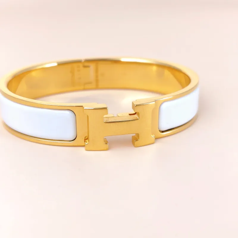 Hermès Bangle Clic HB angle White One Size 15.9cm — cover view 9 of 9
