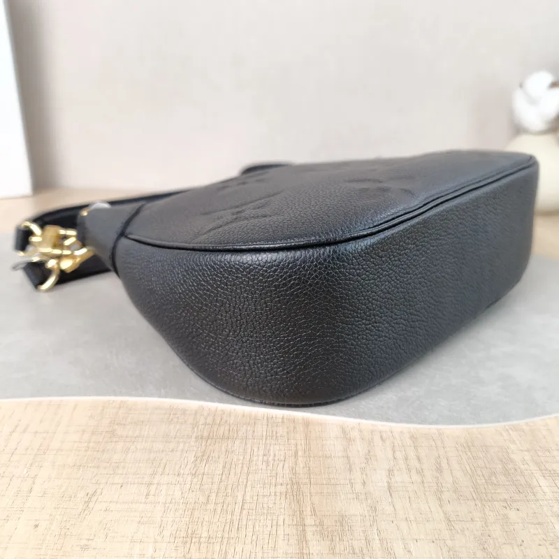 Louis Vuitton Shoulder Bag Bagatelle Black Empreinte Embossed Calfskin Small 24 × 7 × 18 cm — detail view 10 of 12