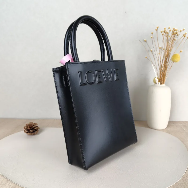 LOEWE Crossbody Bag A5 Tote Black Calfskin One Size17 × 6 × 21 cm — cover view 2 of 5
