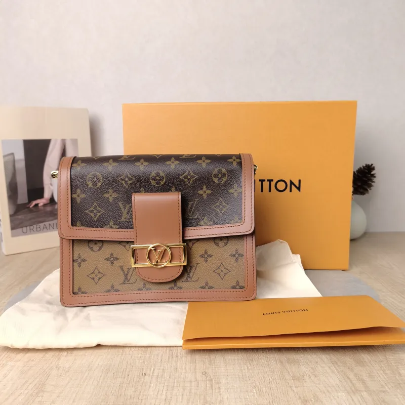 Louis Vuitton Crossbody Bag Dauphine Monogram PVC Medium 25 × 10.5 × 17 cm — cover view 6 of 6