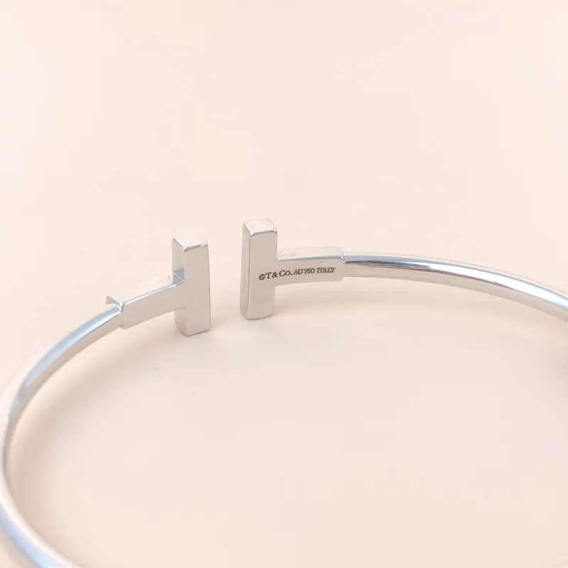 Tiffany&Co. Bangle TC ollection T White Gold White Gold18KW hite Gold Diamond One Size15cm โ cover view 6 of 7