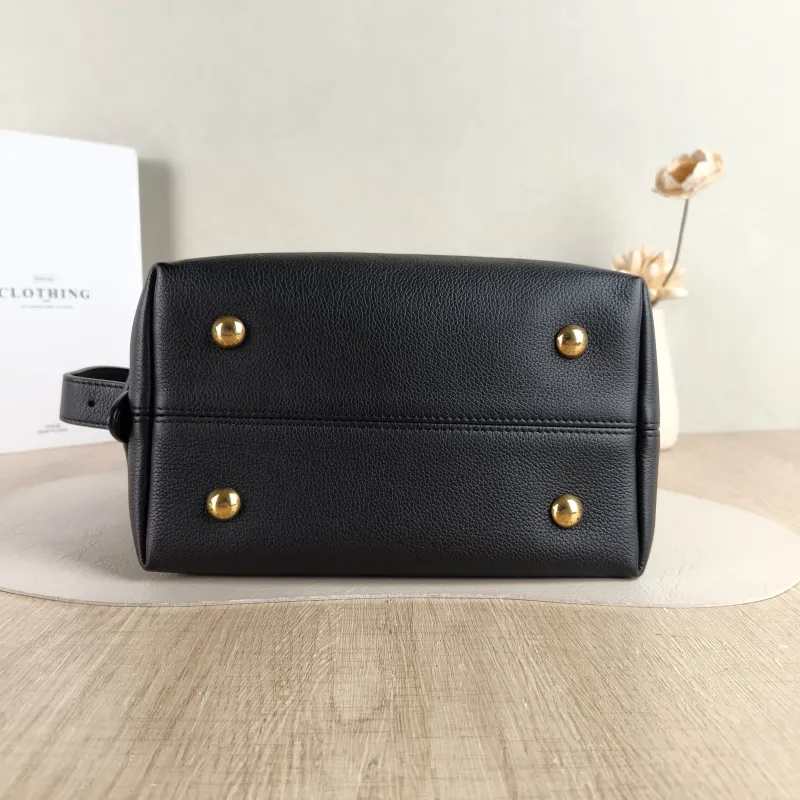 Louis Vuitton Shoulder Bag Low Key Hobo Shoulder Bag Black Calfskin Small 24 × 16 × 28 cm — cover view 6 of 6