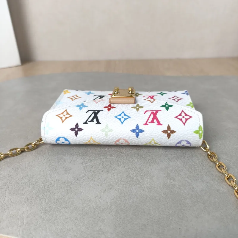 Louis Vuitton Shoulder Bag Pouch Metis Chain Bag Belt Bag Multicolore PVC One Size13.5*8 — detail view 11 of 11