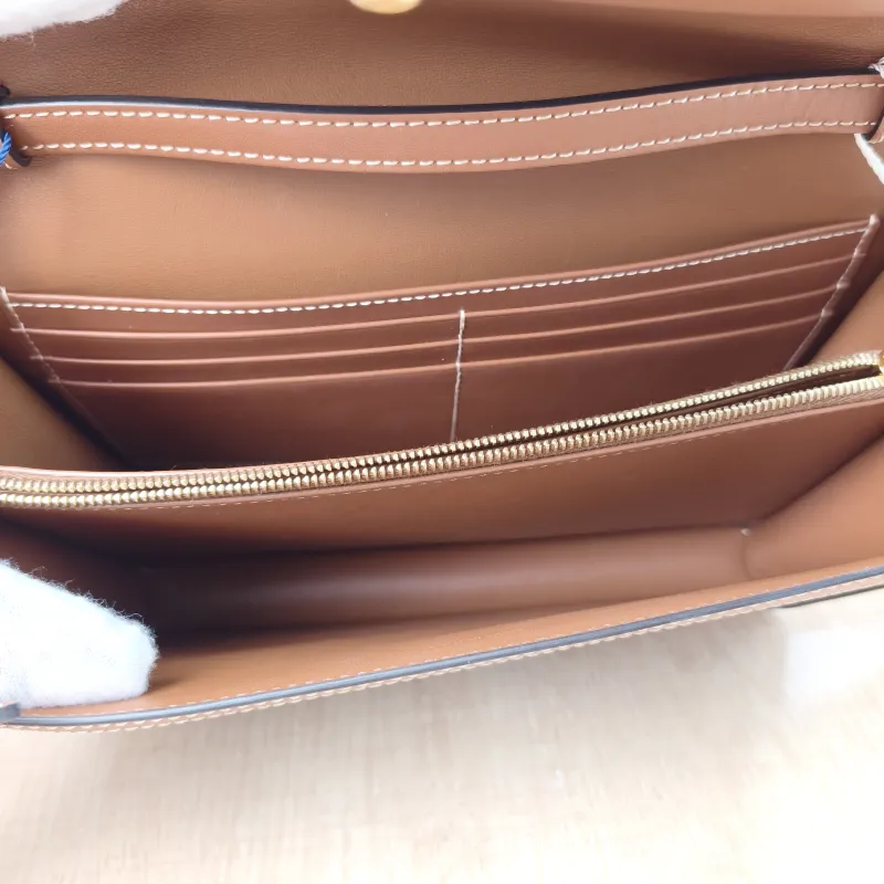 CELINE Crossbody Bag ENVELOPPE TRIOMPHE Monogram PVC Medium 22 × 5 × 15 cm — detail view 4 of 10