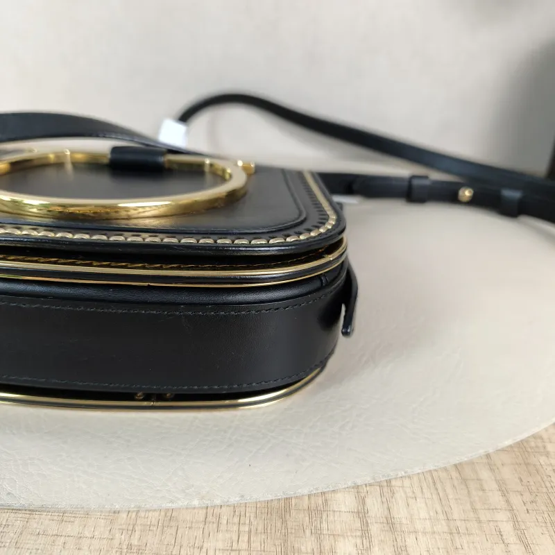 FERRAGAMO Shoulder Bag Shoulder Bag Black Calfskin One Size18 × 5 × 15 cm — detail view 12 of 12
