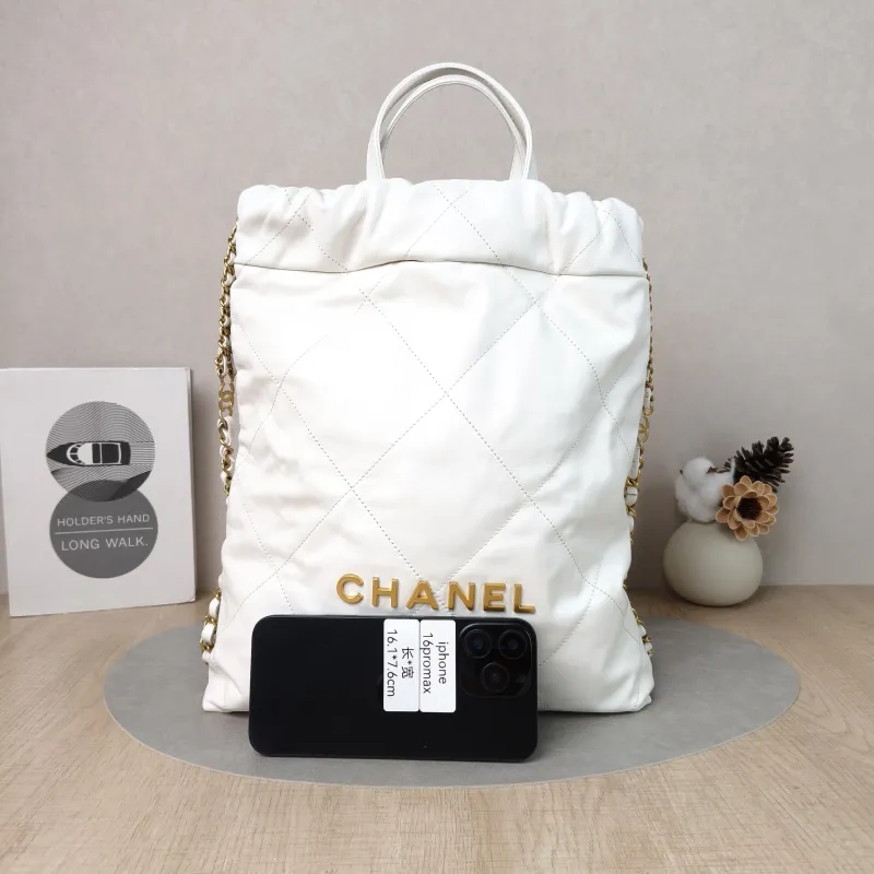 Chanel Backpack22Bag Backpack White Calfskin Small29 × 8 × 34 cm — cover view 2 of 5