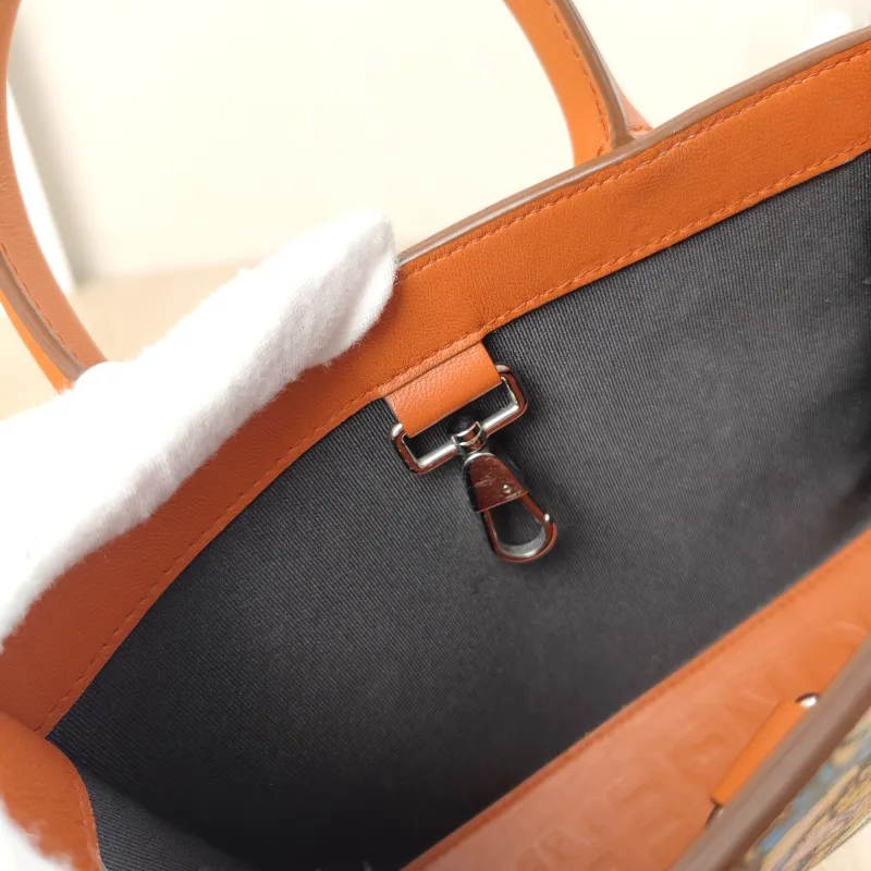 BURBERRY Top Handle Bag Tote Bag PVC One Size 19 × 5.5 × 13.5 cm — detail view 8 of 9