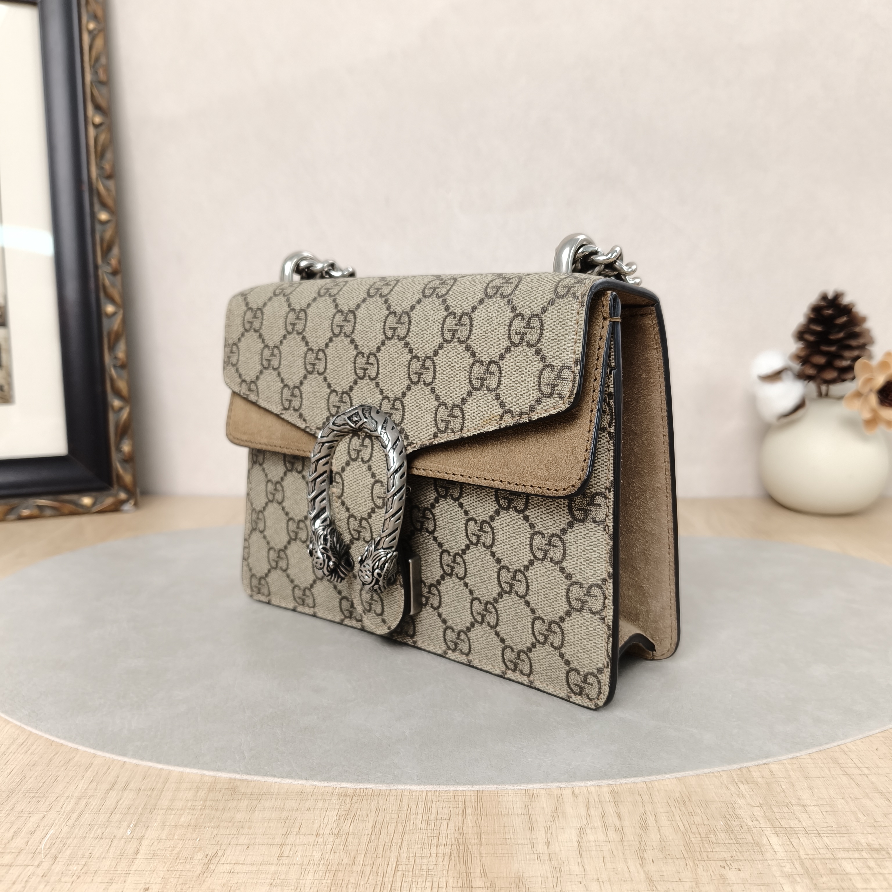 GUCCI Shoulder Bag Dionysus Monogram PV Cmini20 × 5 × 15.5 cm — cover view 3 of 6