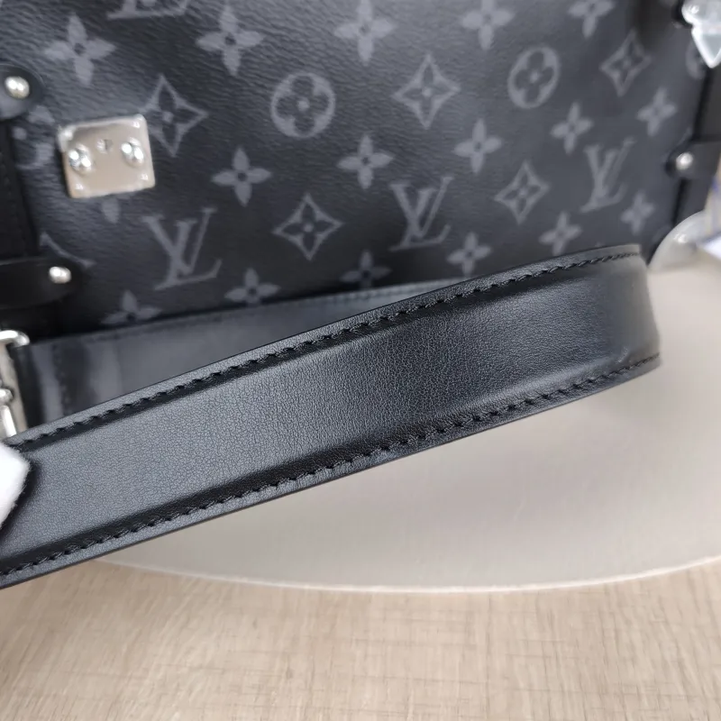 Louis Vuitton Crossbody Bag Side Trunk East West Box Monogram PVC Medium 28 × 7 × 15 cm — detail view 10 of 14