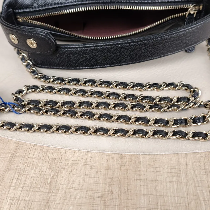 Chanel Crossbody Bag Crossbody Bag Black Grained Calfskin One Size 15.5 × 6 × 12 cm — detail view 10 of 13