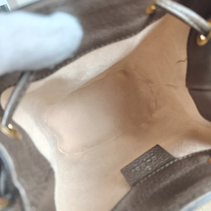 GUCCI Shoulder Bag Ophidia Bucket Bag Monogram PVC Mini 15.5 × 9 × 19 cm — detail view 6 of 10