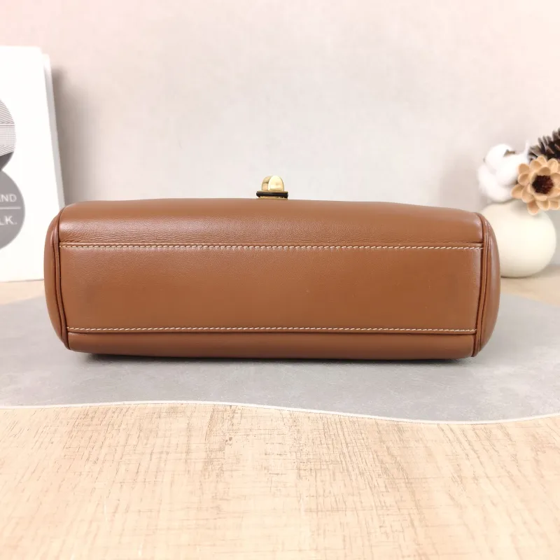 CELINE Shoulder Bag Soft 16Shoulder Bag Caramel Calfskin Small 23 × 9 × 15 cm — cover view 5 of 5