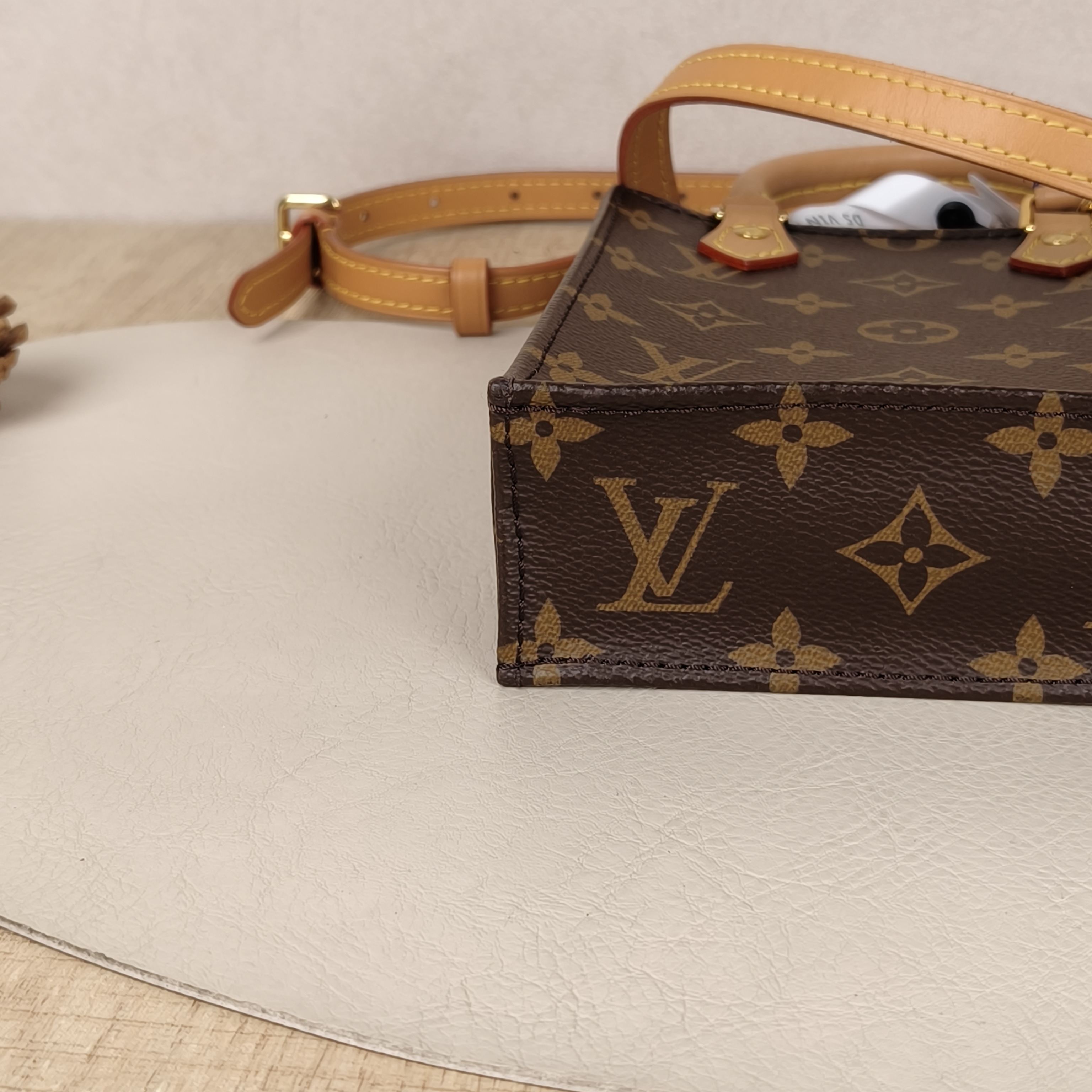 Louis Vuitton Crossbody Bag PETIT SAC PLAT Mini Monogram PV Cmini14 × 5 × 17 cm — cover view 3 of 8