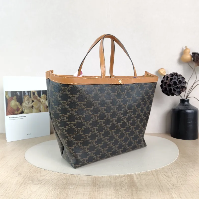 CELINE Shoulder Bag CABAS Tote Bag Monogram PVC One Size27 × 9 × 24 cm — cover view 3 of 6